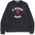BAPE A RISING SWEATSHIRT MENS