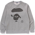 BAPE APE FACE CREWNECK SWEATSHIRT MENS