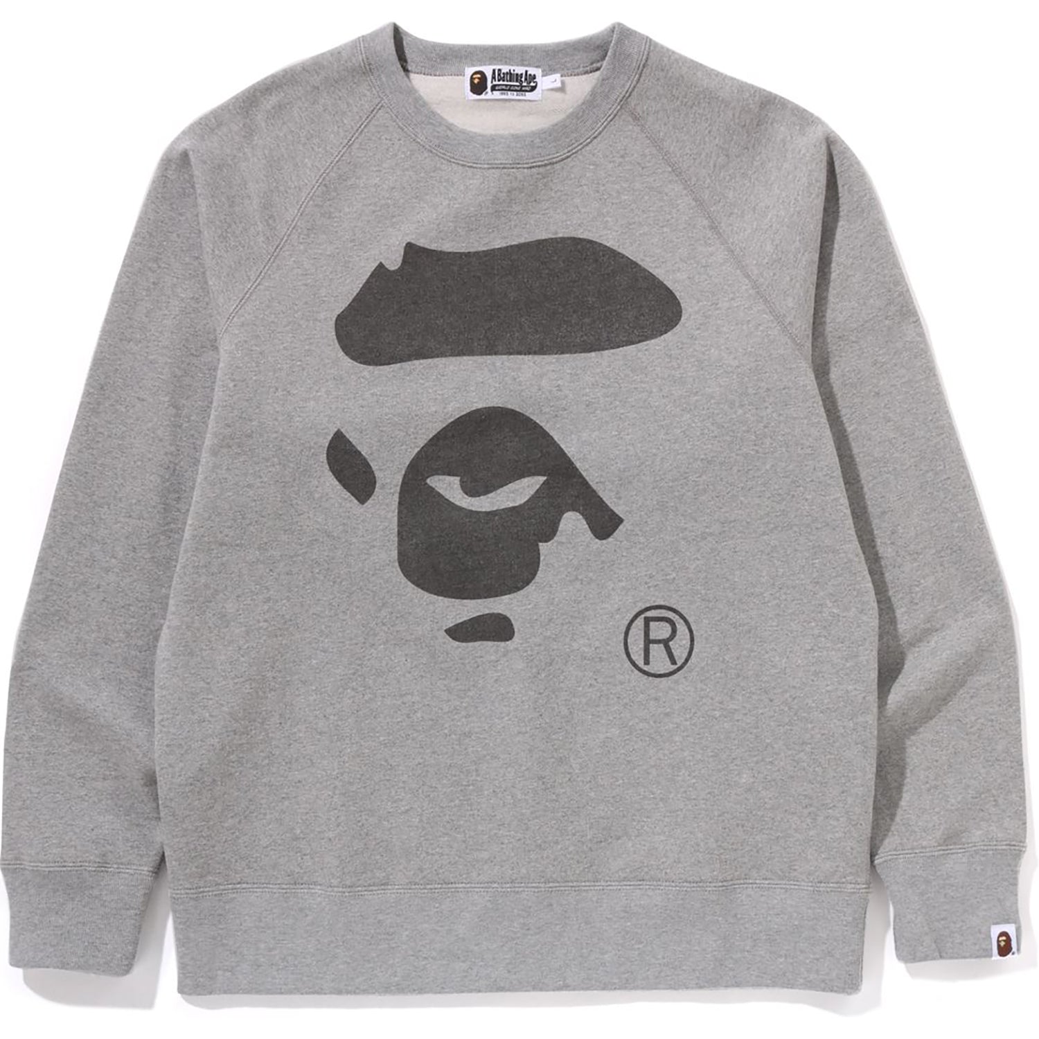 BAPE APE FACE CREWNECK SWEATSHIRT MENS