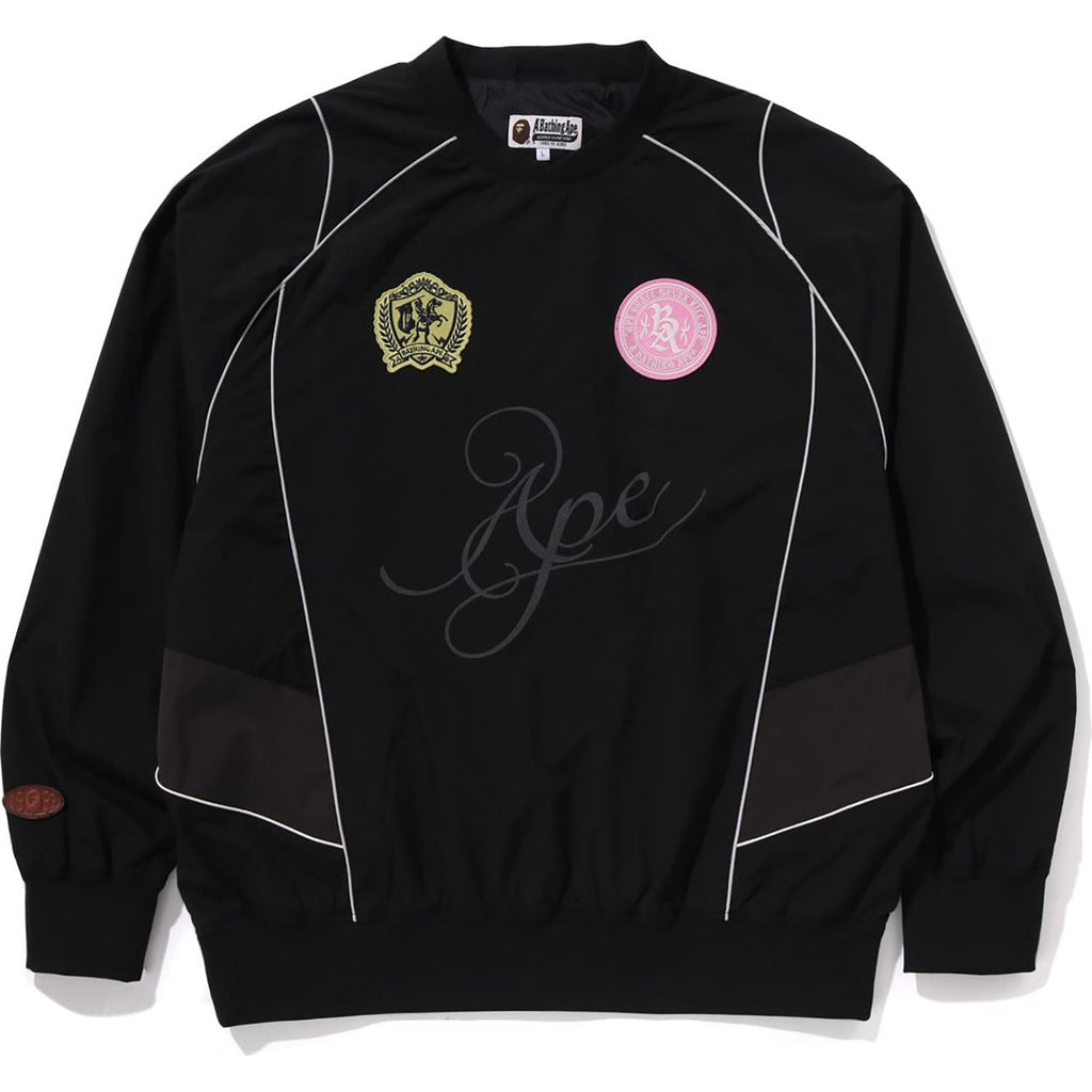 BAPE MULTI LOGO RELAXED FIT PULLOVER MENS