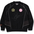 BAPE MULTI LOGO RELAXED FIT PULLOVER MENS