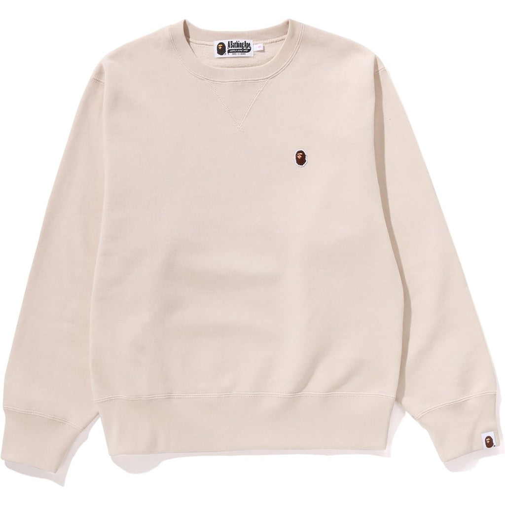 BAPE BY BATHING CREWNECK SWEATSHIRT LADIES