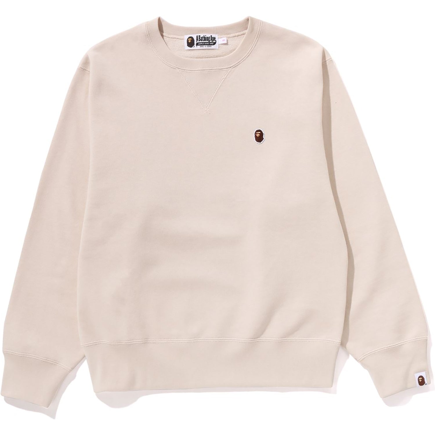 BAPE BY BATHING CREWNECK SWEATSHIRT LADIES