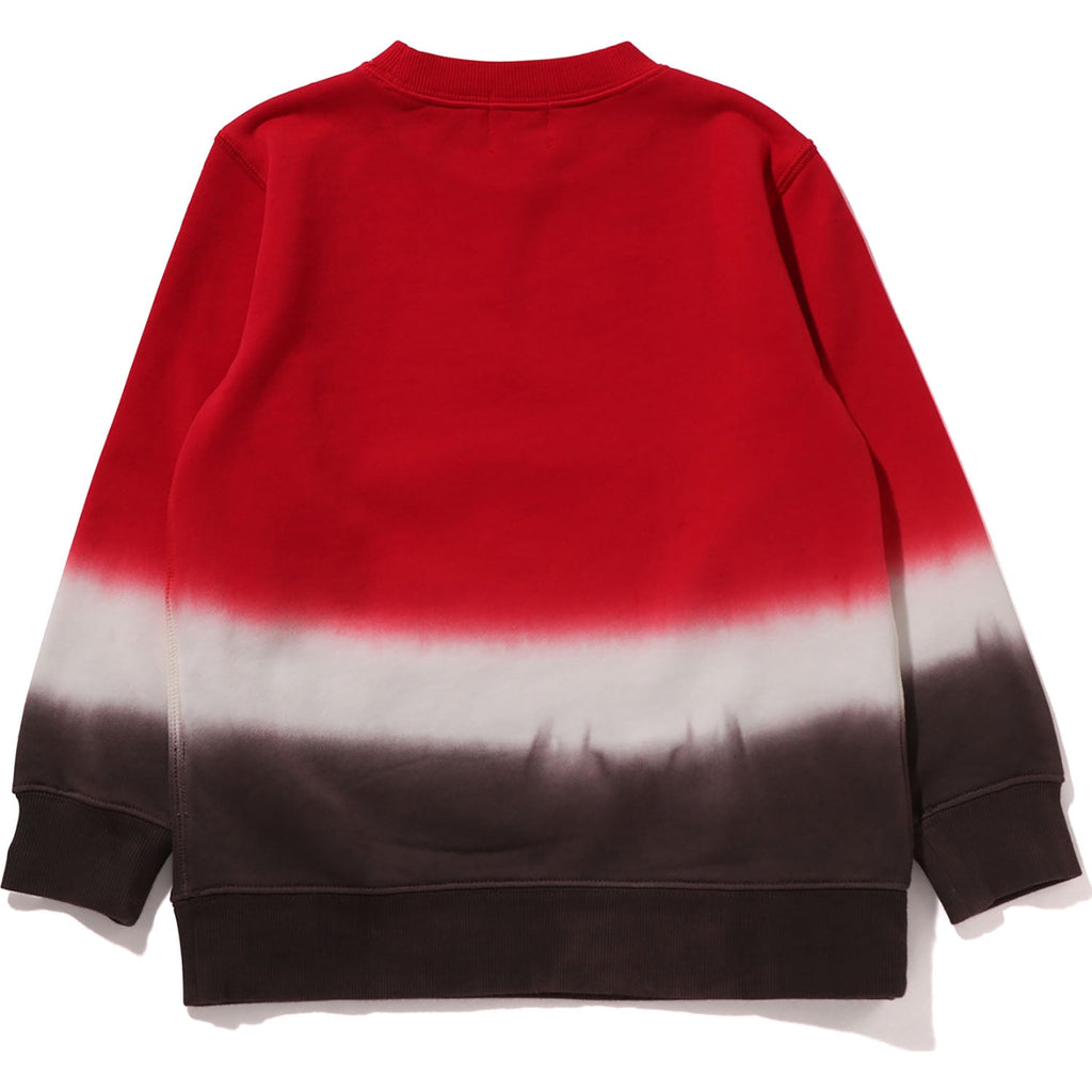 BAPE GRADATION CREWNECK SWEATSHIRT KIDS