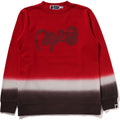 BAPE GRADATION CREWNECK SWEATSHIRT JR KIDS