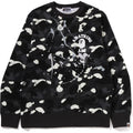 BAPE CITY CAMO PAINTING CREWNECK SWEATSHIRT MENS