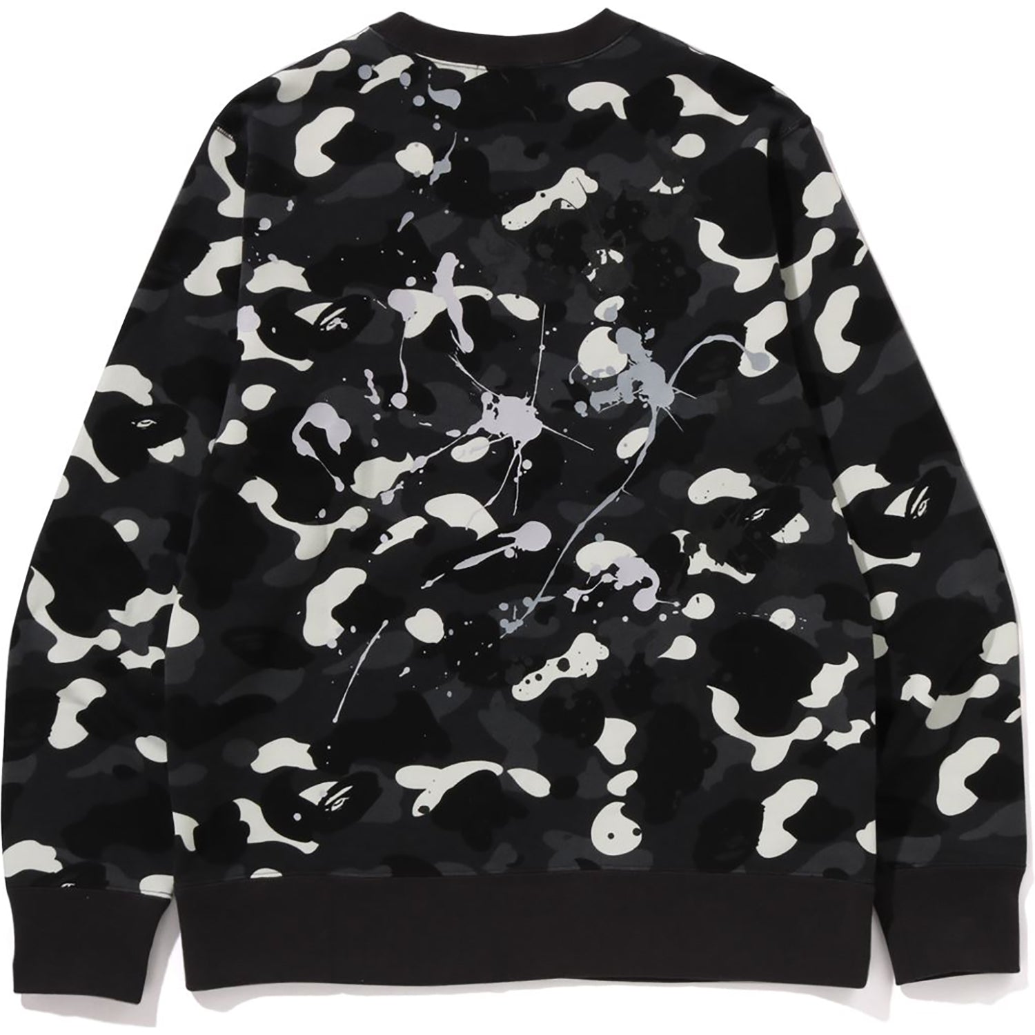 BAPE CITY CAMO PAINTING CREWNECK SWEATSHIRT MENS