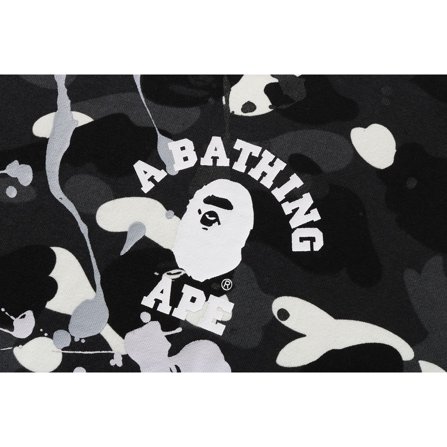 BAPE CITY CAMO PAINTING CREWNECK SWEATSHIRT MENS