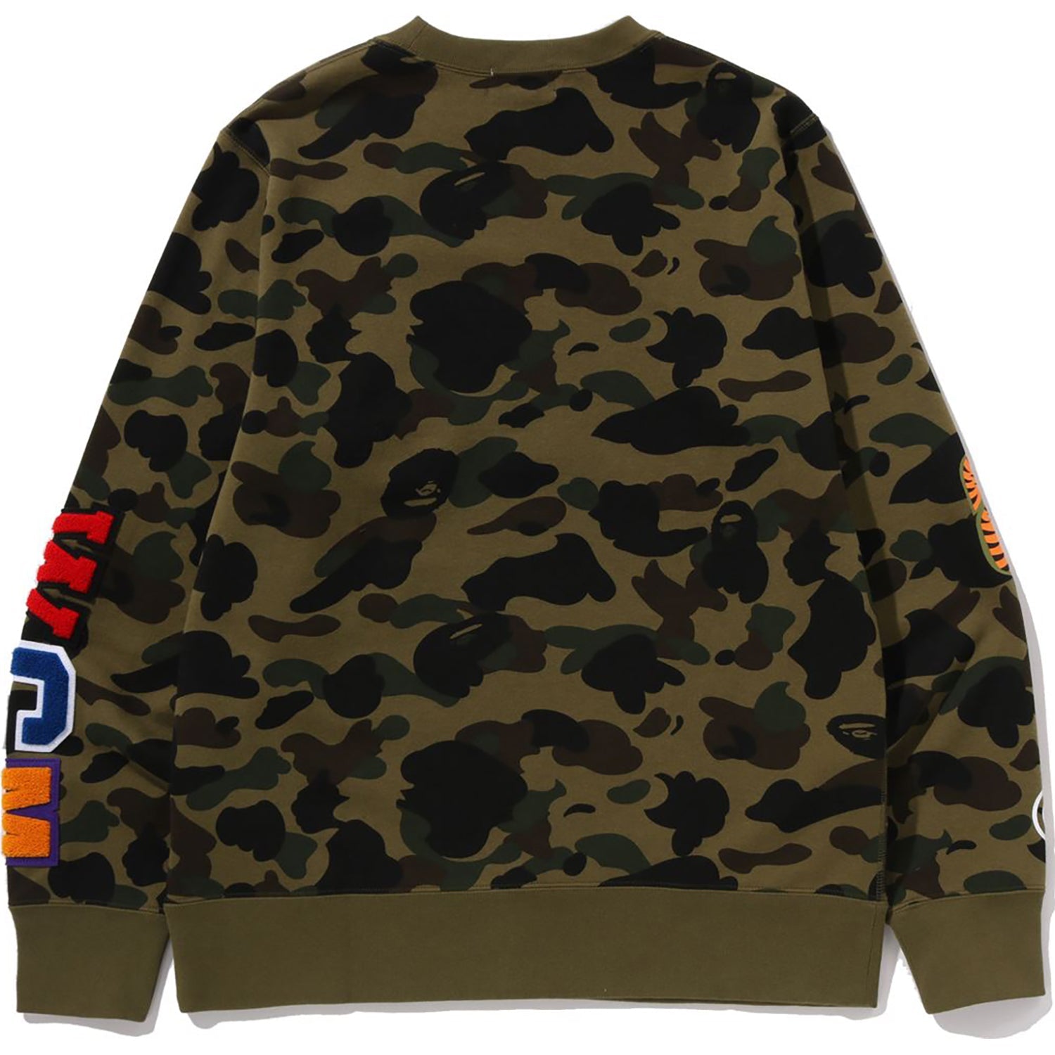 BAPE 1ST CAMO SHARK CREWNECK SWEATSHIRT MENS