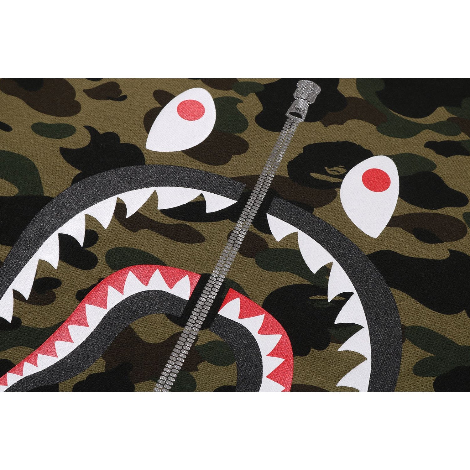 BAPE 1ST CAMO SHARK CREWNECK SWEATSHIRT MENS