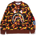 BAPE 1ST CAMO SHARK CREWNECK SWEATSHIRT MENS
