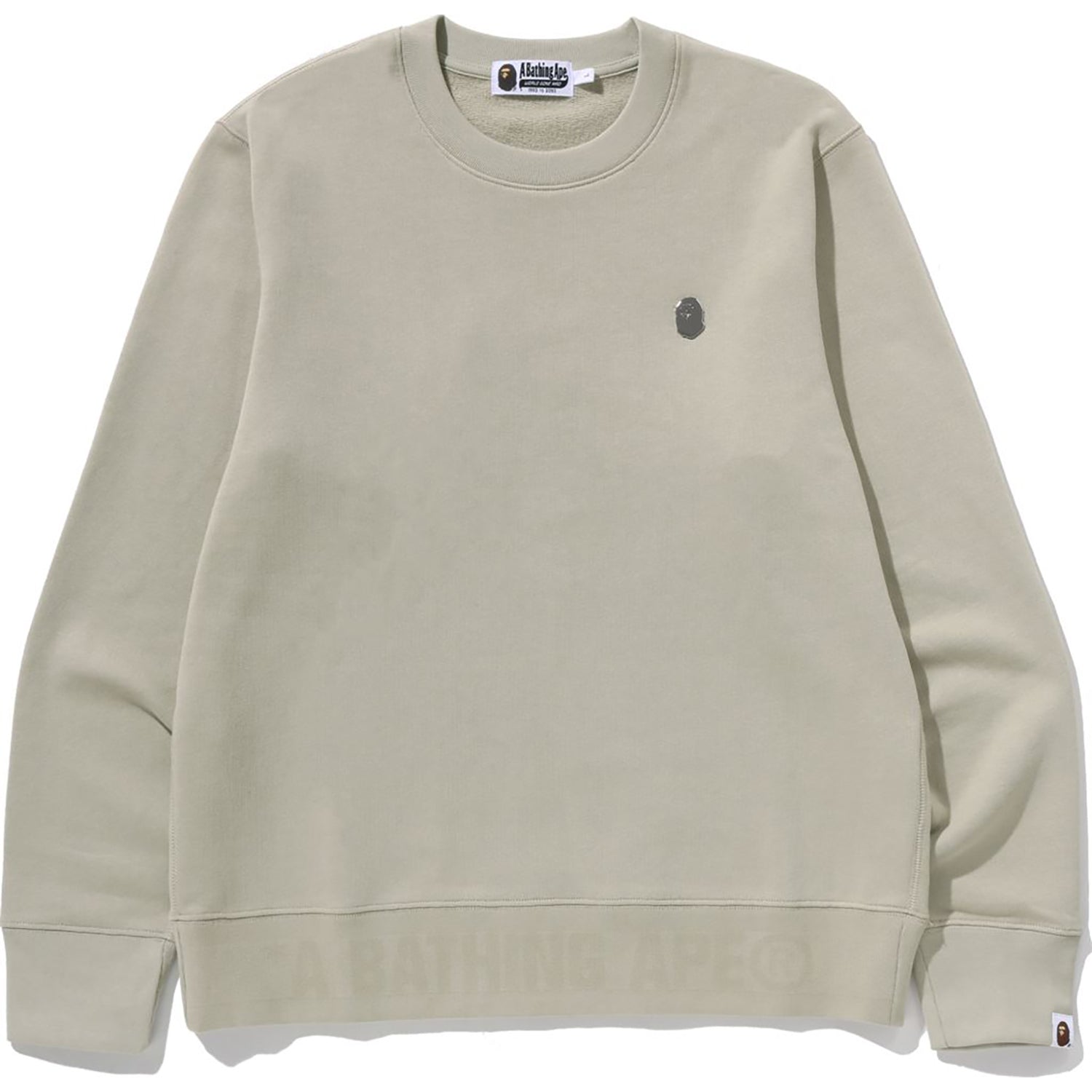 BAPE ONE POINT CREWNECK SWEATSHIRT MENS