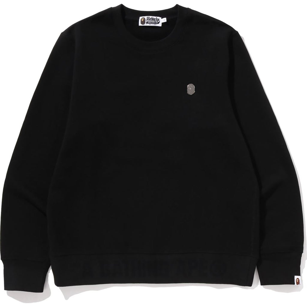 BAPE ONE POINT CREWNECK SWEATSHIRT MENS