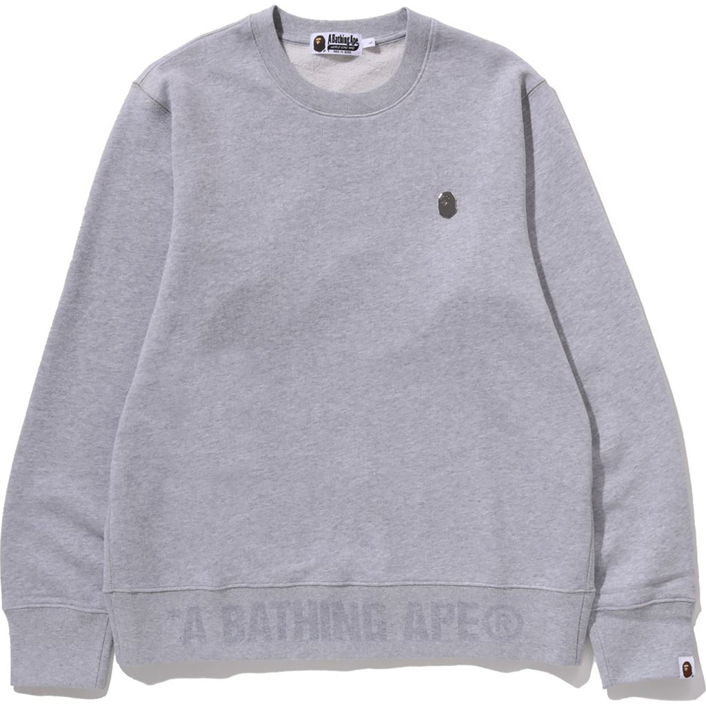 BAPE ONE POINT CREWNECK SWEATSHIRT MENS