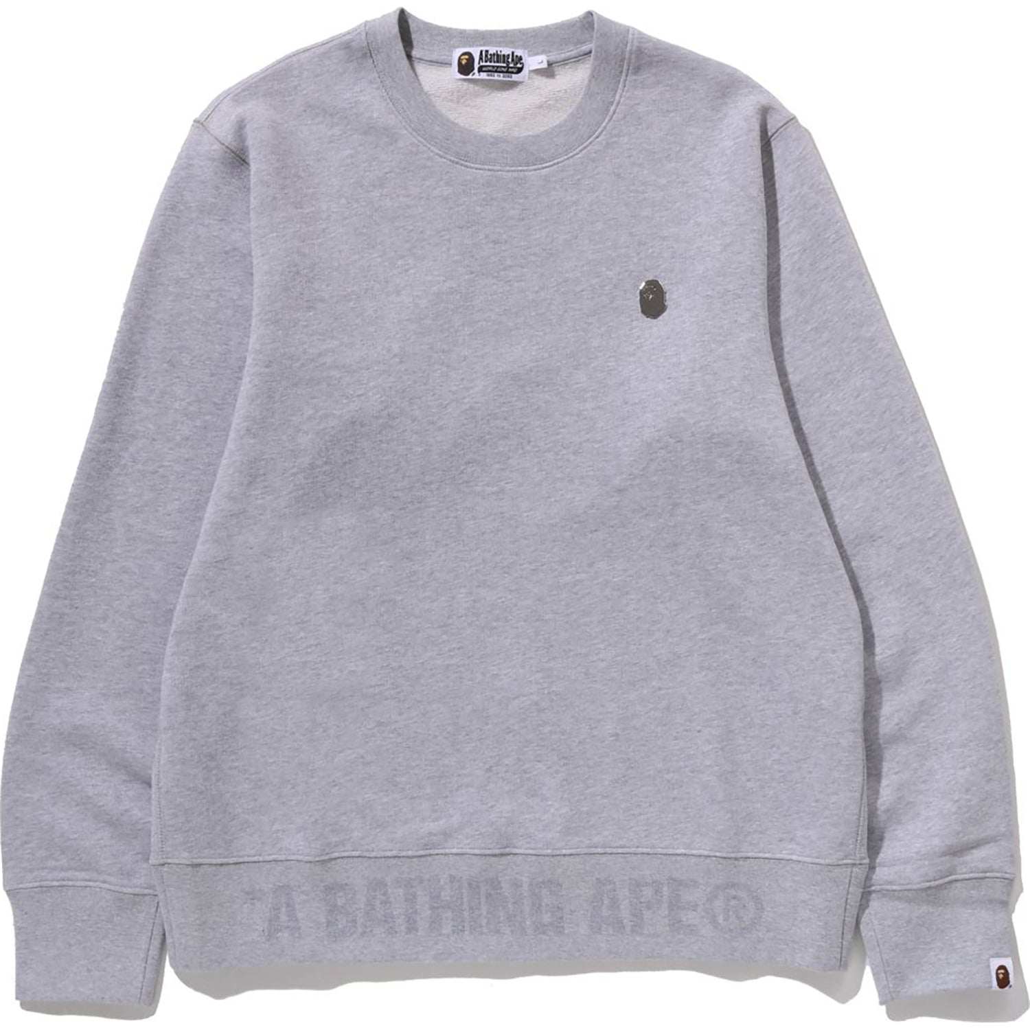 BAPE ONE POINT CREWNECK SWEATSHIRT MENS