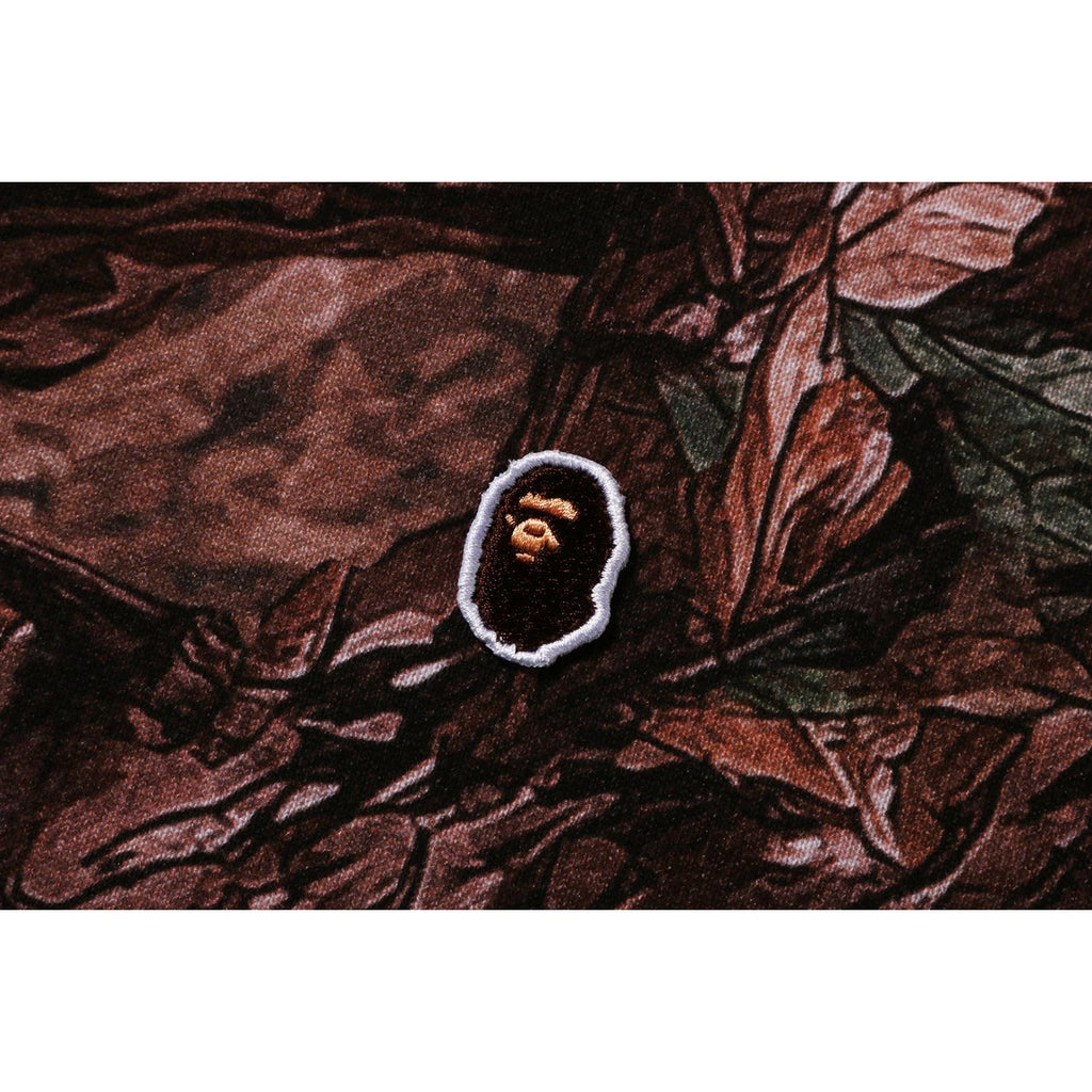 BAPE TREE EDGE CAMO CREWNECK SWEATSHIRT LADIES