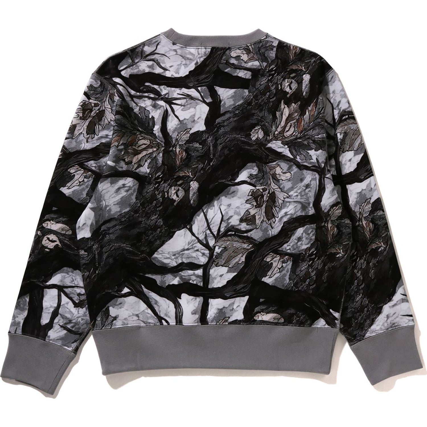 BAPE TREE EDGE CAMO CREWNECK SWEATSHIRT LADIES