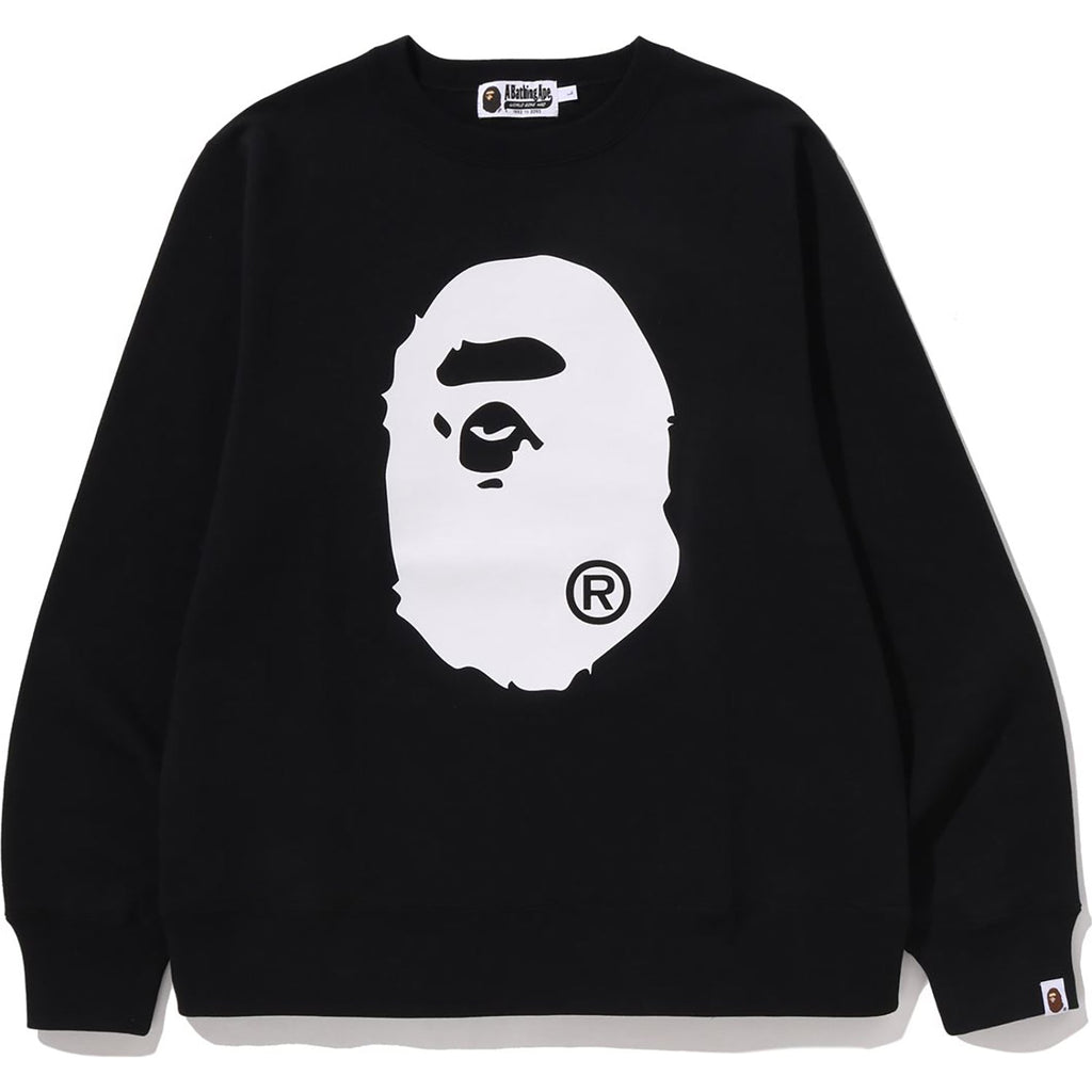 BAPE BIG APE HEAD CREWNECK SWEATSHIRT MENS