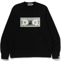 BAPE BANKNOTE RELAXED FIT CREWNECK SWEATSHIRT MENS