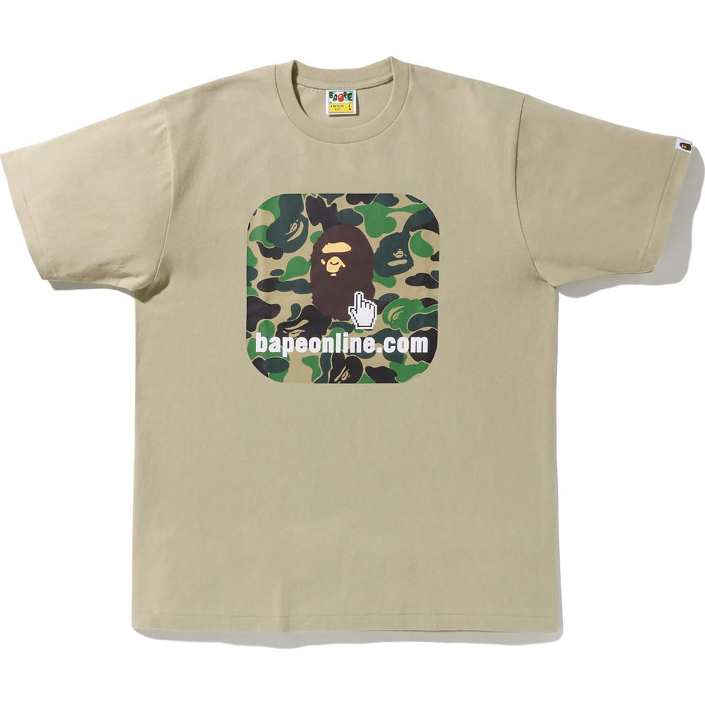 BAPE ABC CAMO ONLINE TEE BAPEC MENS