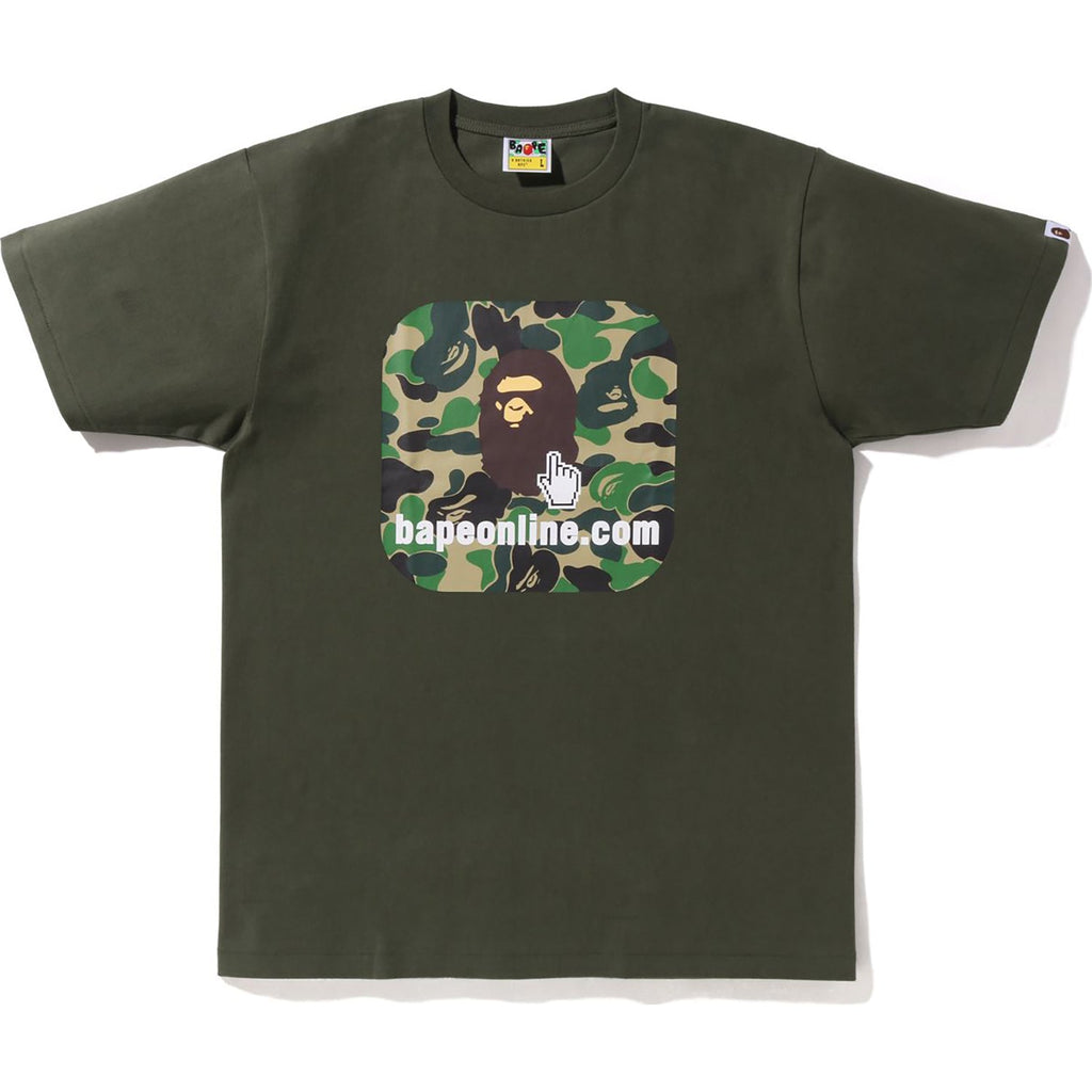 BAPE ABC CAMO ONLINE TEE BAPEC MENS
