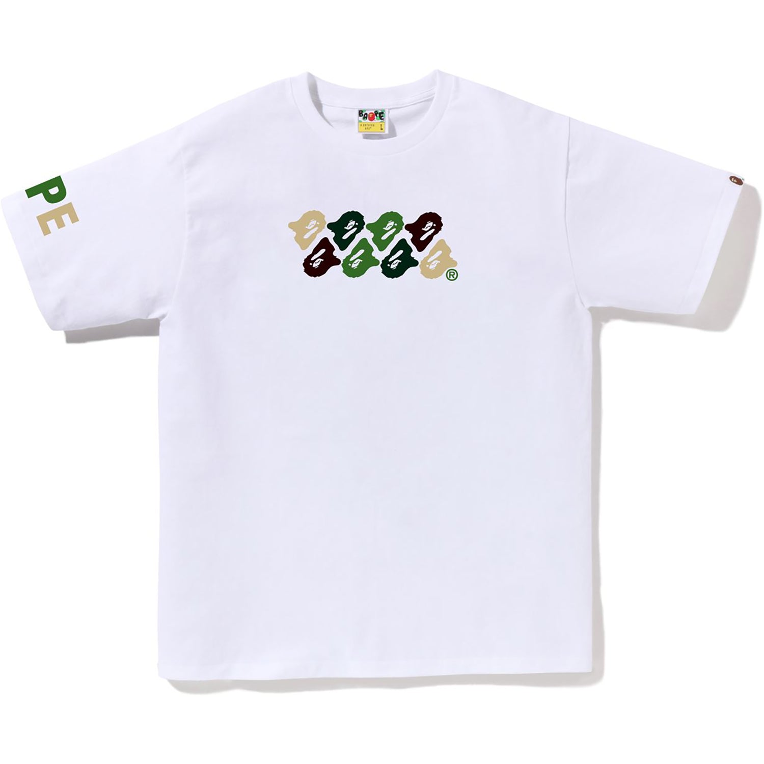 BAPE ABC CAMO TEE MENS