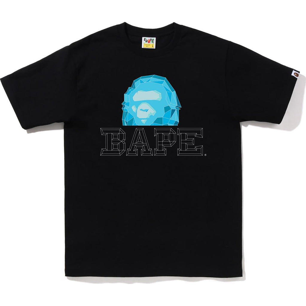 BAPE POLYGON APE HEAD TEE MENS