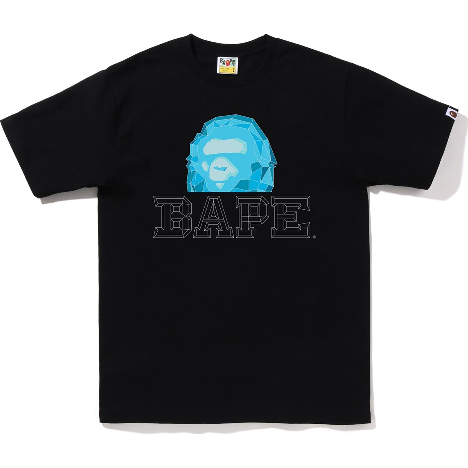 BAPE POLYGON APE HEAD TEE MENS
