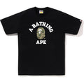 BAPE LAYERED LINE CAMO COLLEGE TEE MENS