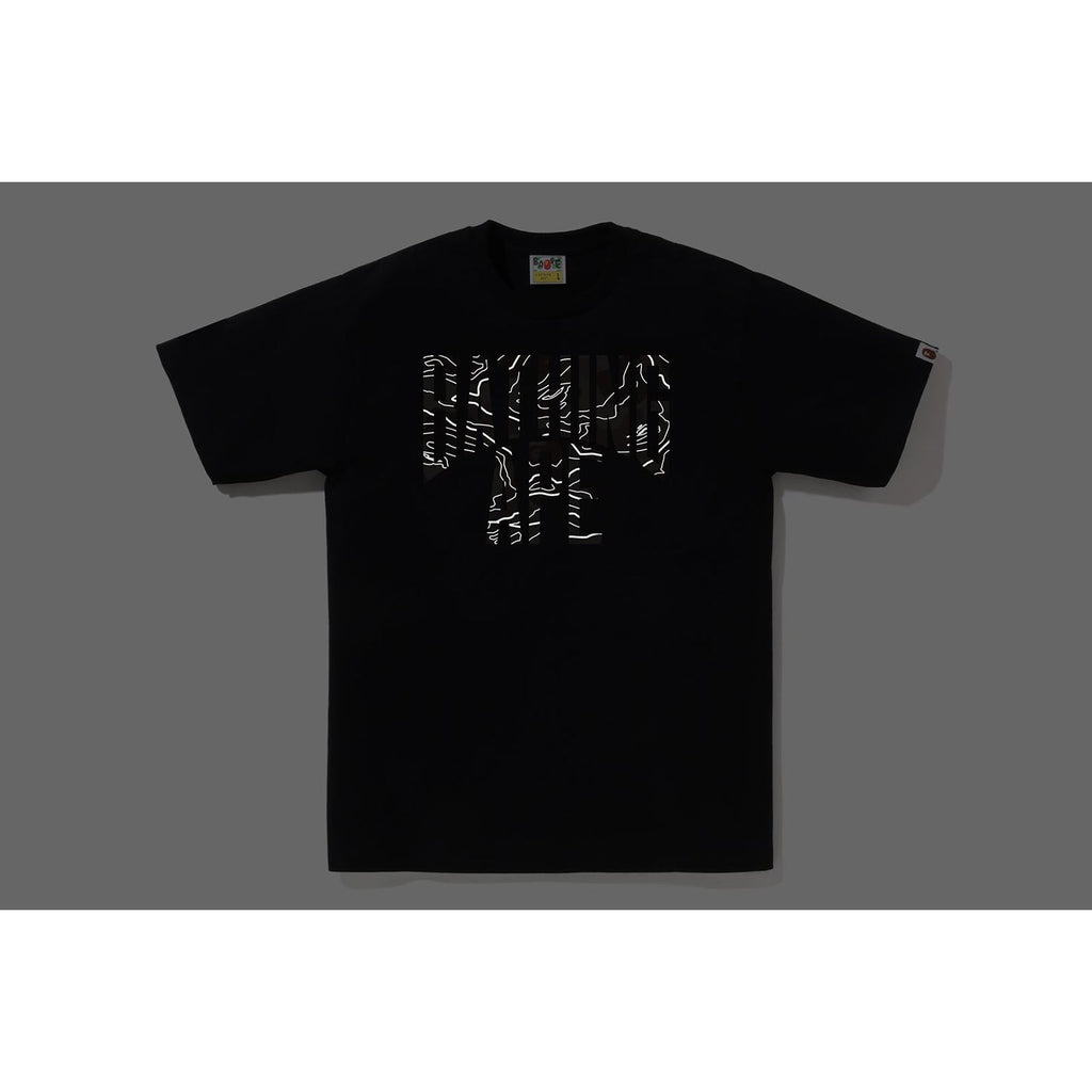 BAPE LAYERED LINE CAMO NYC LOGO TEE MENS