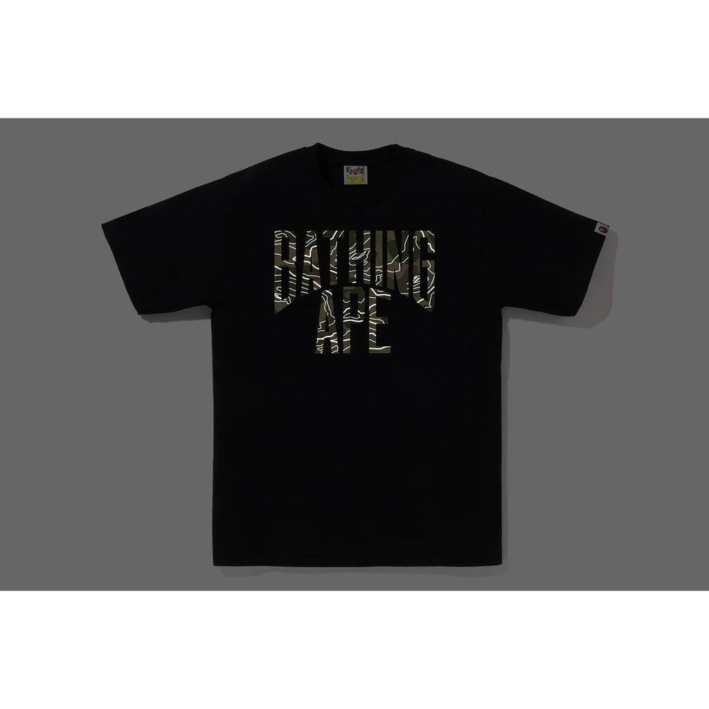 BAPE LAYERED LINE CAMO NYC LOGO TEE MENS