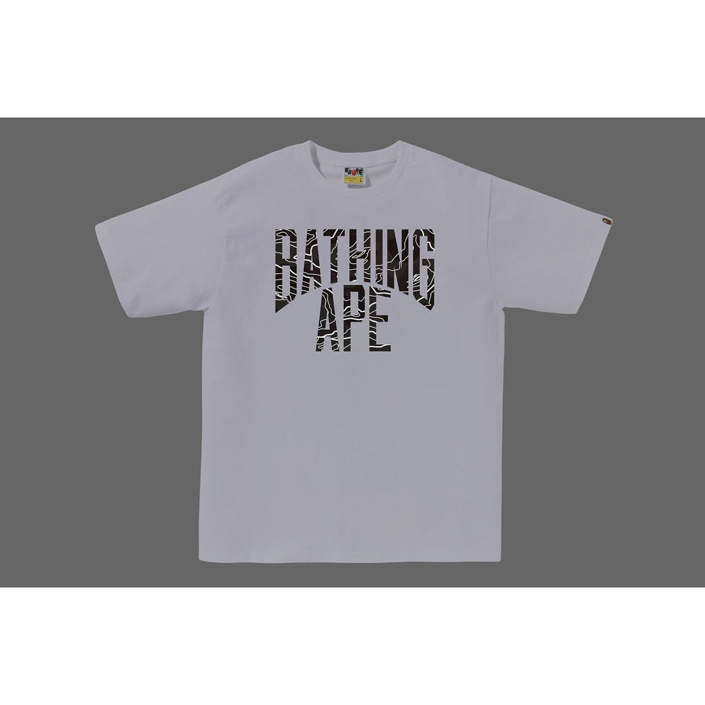 BAPE LAYERED LINE CAMO NYC LOGO TEE MENS