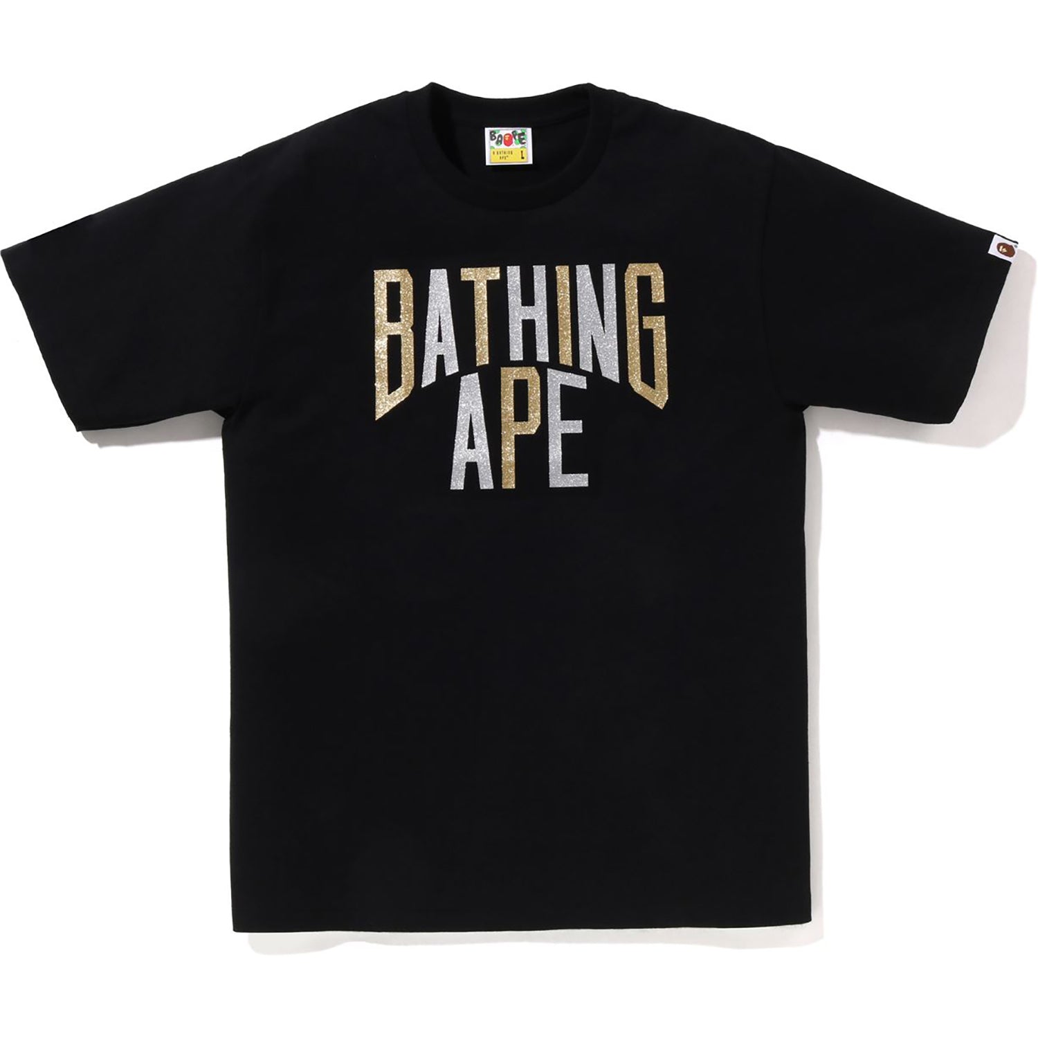 BAPE GLITTER NYC LOGO TEE MENS