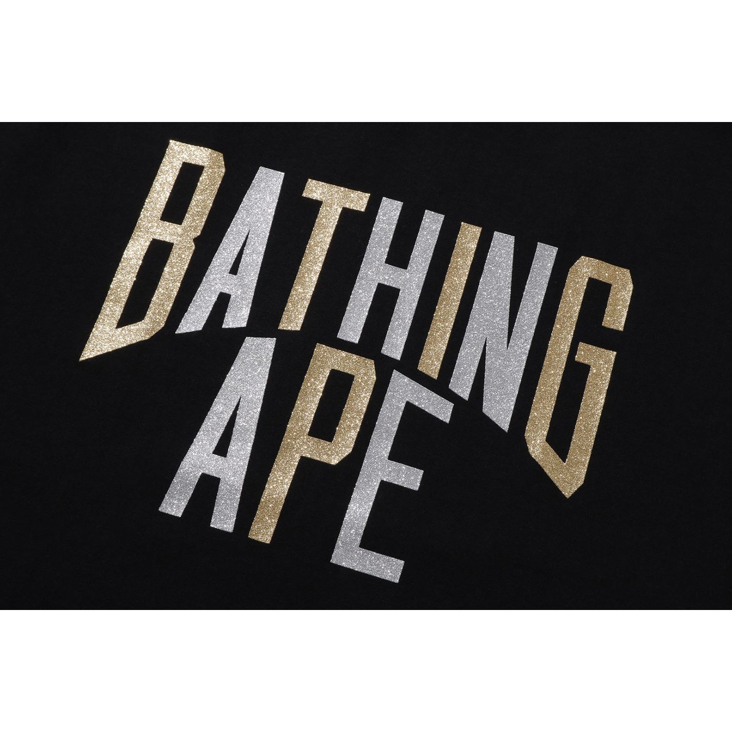 BAPE GLITTER NYC LOGO TEE MENS