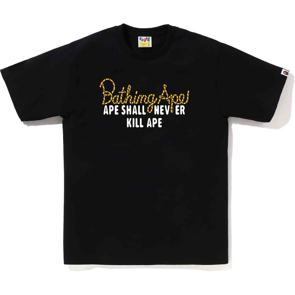 BAPE CHAMPION LOGO TEE M C MENS