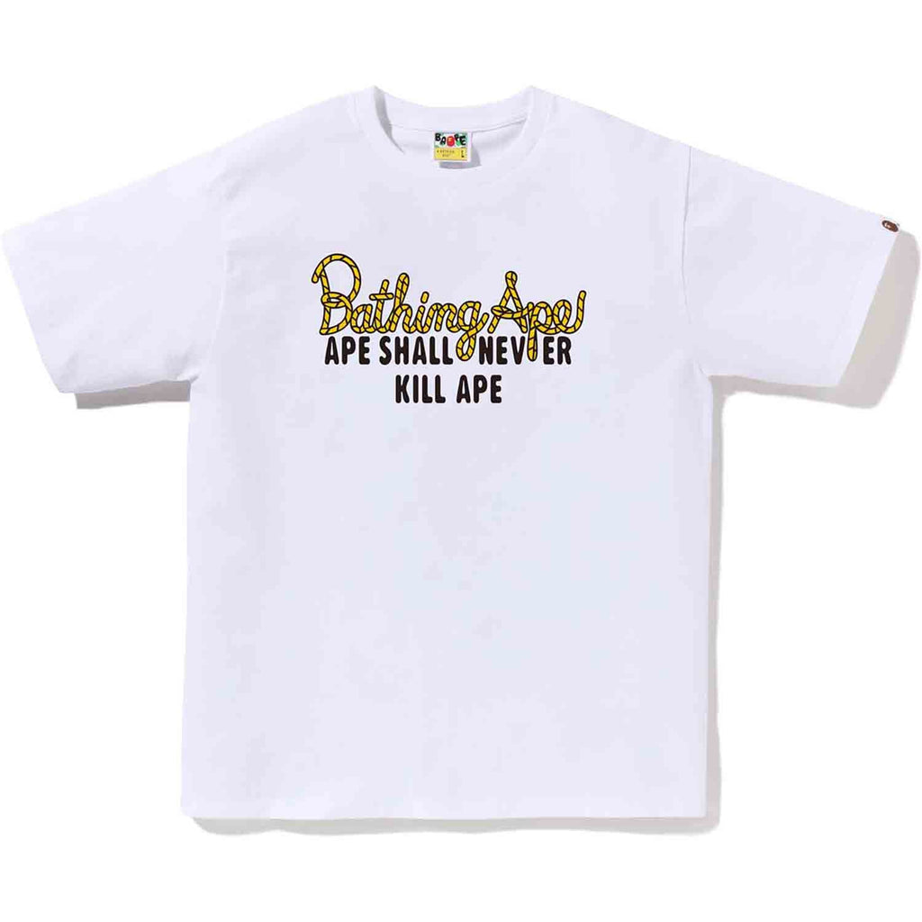 BAPE CHAMPION LOGO TEE M C MENS