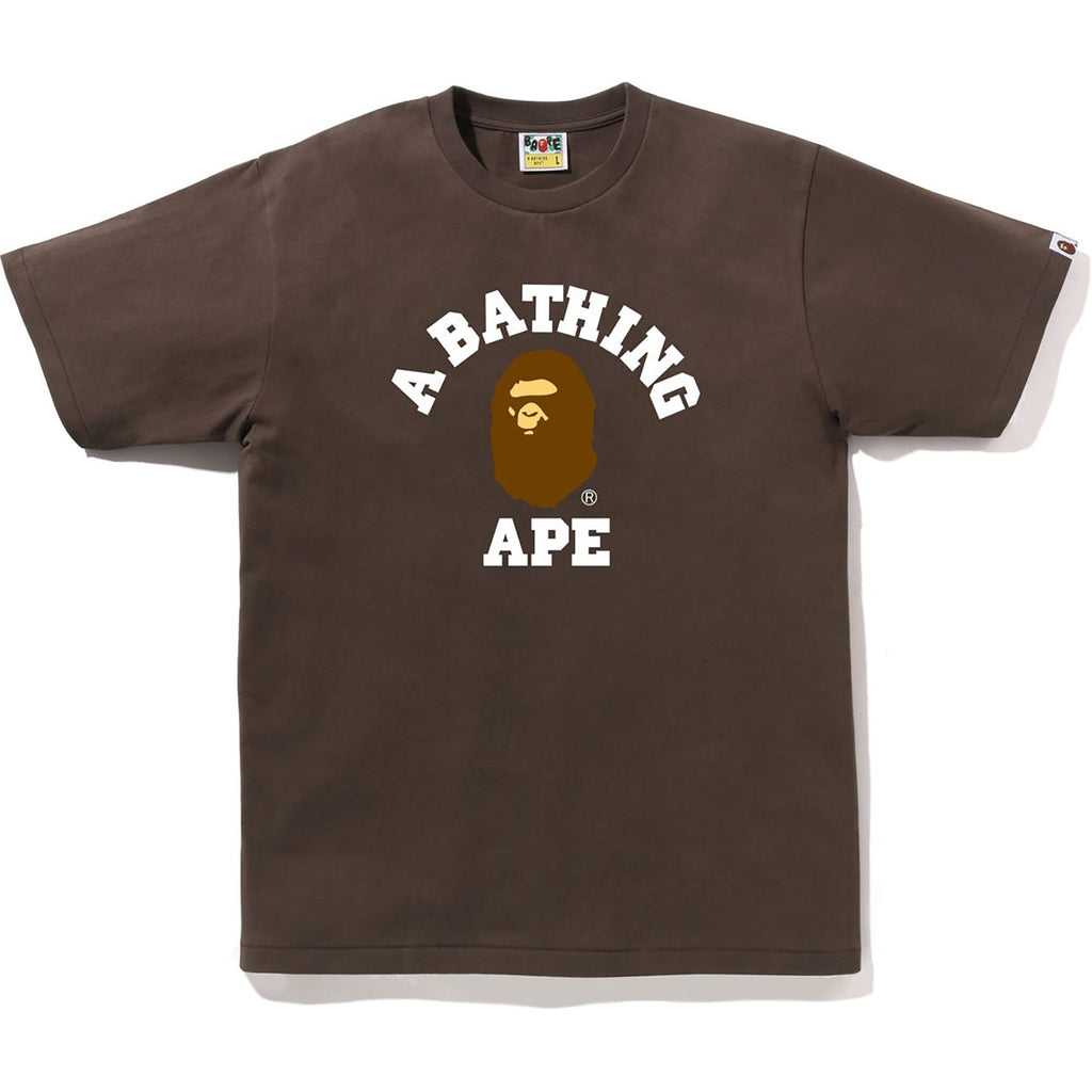 BAPE COLLEGE TEE MENS