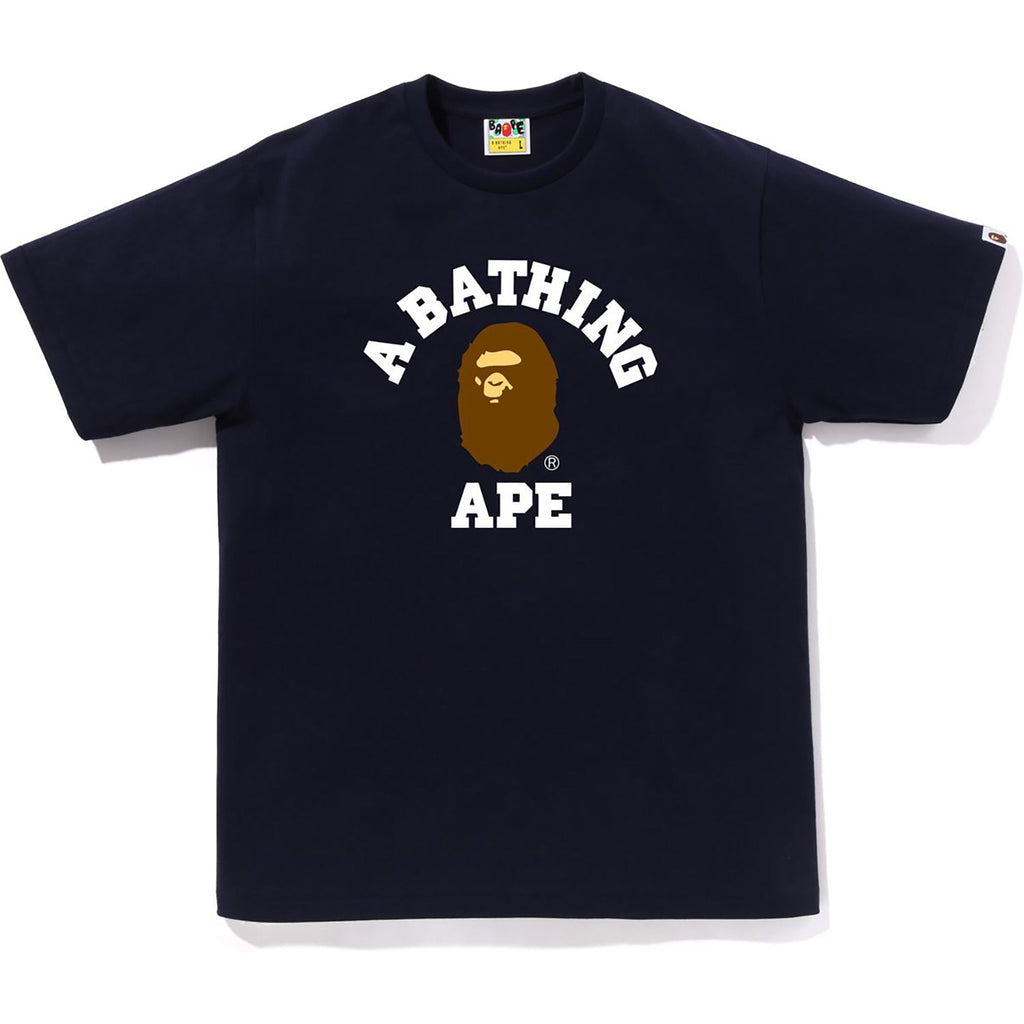 BAPE COLLEGE TEE MENS