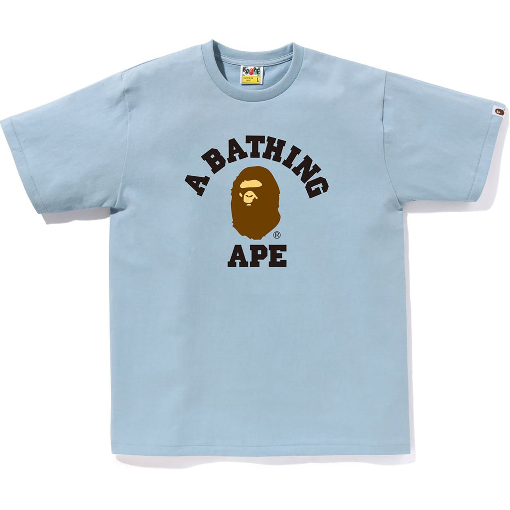 BAPE COLLEGE TEE MENS