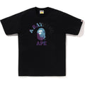 BAPE TIE DYE COLLEGE TEE MENS