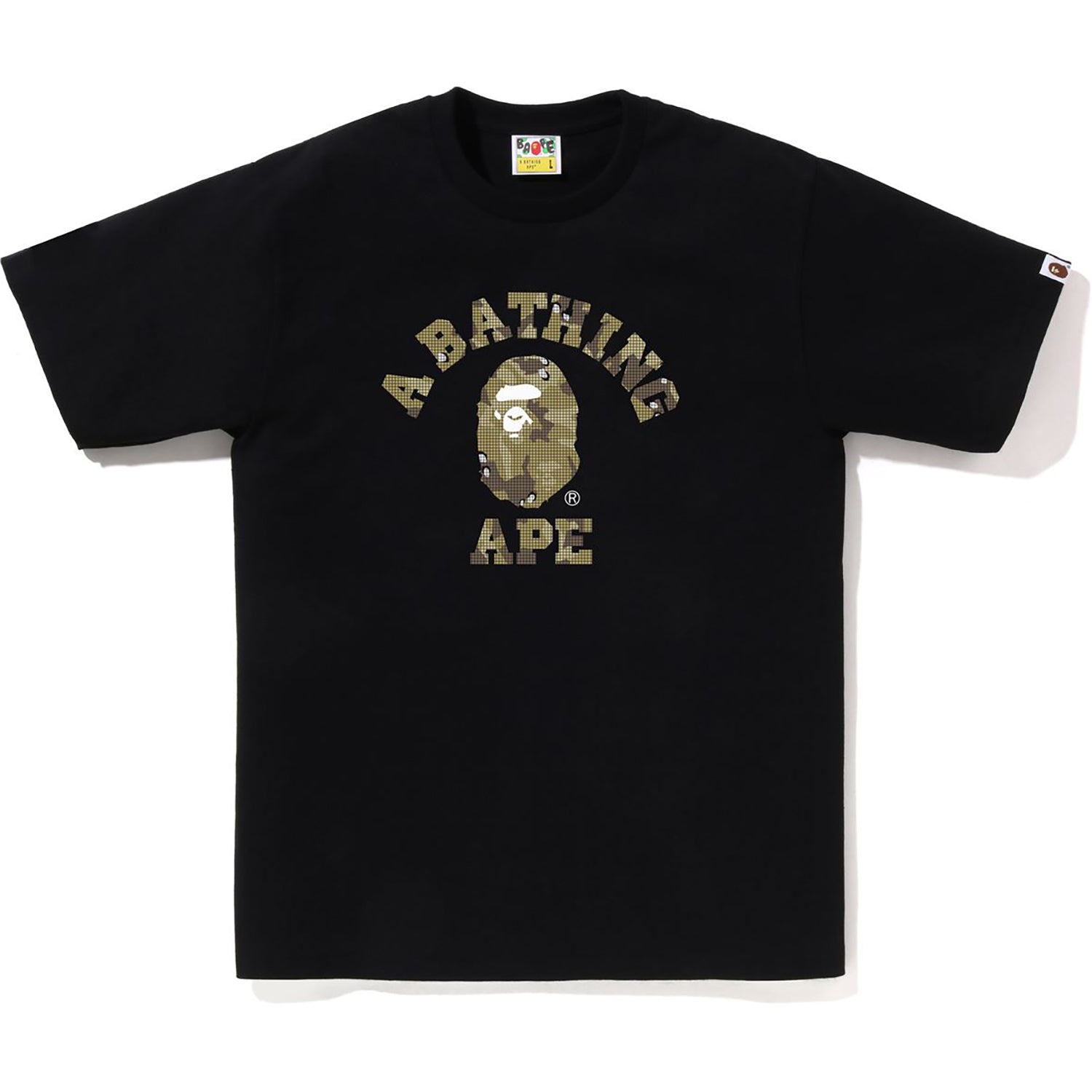BAPE BITMAP COLLEGE TEE MENS