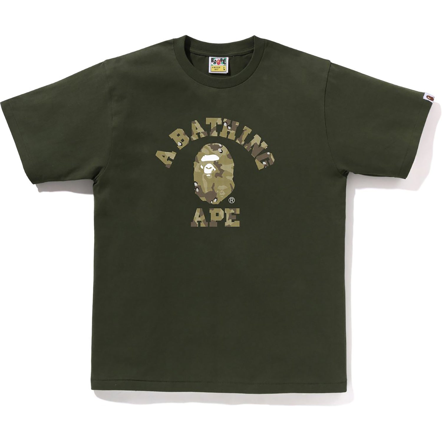 BAPE BITMAP COLLEGE TEE MENS