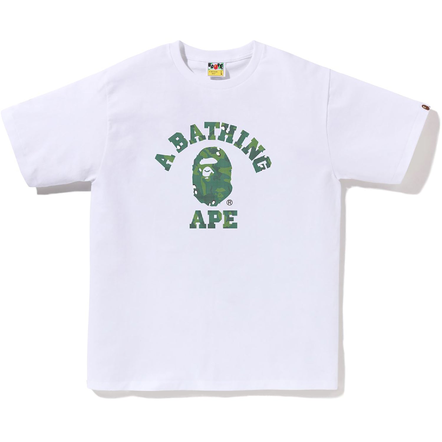 BAPE BITMAP COLLEGE TEE MENS