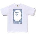 BAPE LUX SPORT PATTERN BOX APE HEAD TEE MENS