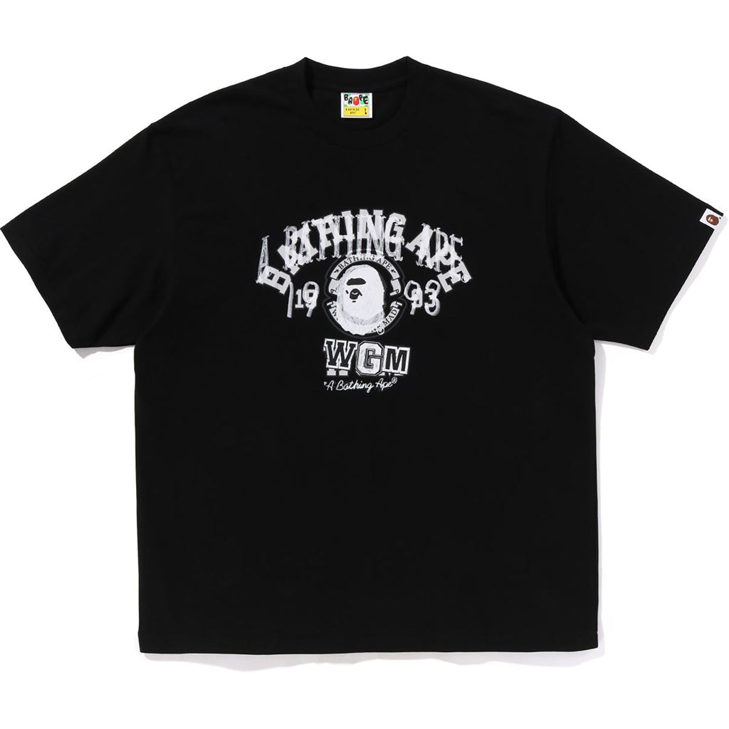 BAPE LAYERED COLLEGE RELAXED FIT TEE MENS