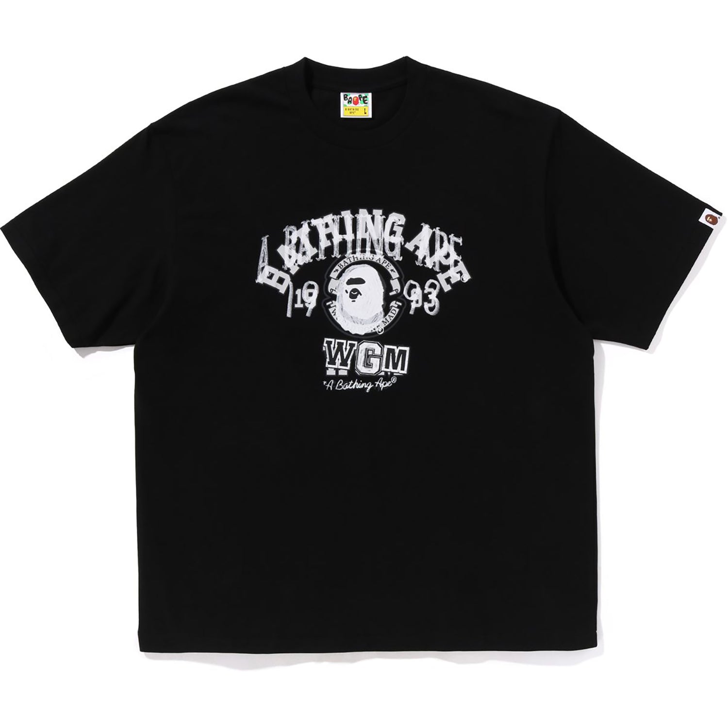 BAPE LAYERED COLLEGE RELAXED FIT TEE MENS