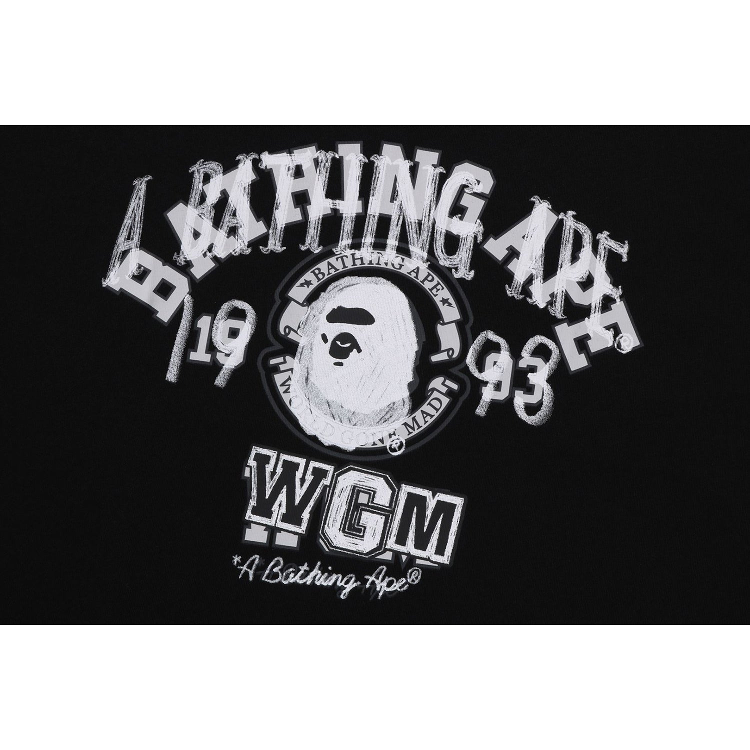 BAPE LAYERED COLLEGE RELAXED FIT TEE MENS