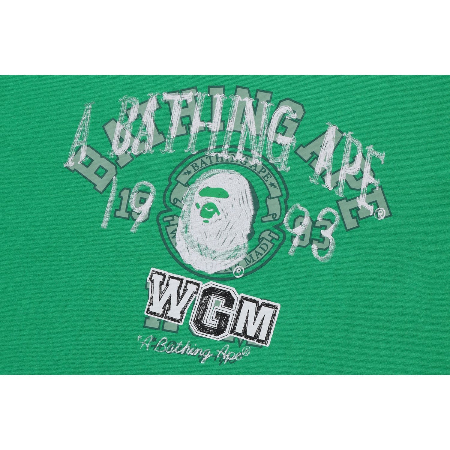 BAPE LAYERED COLLEGE RELAXED FIT TEE MENS