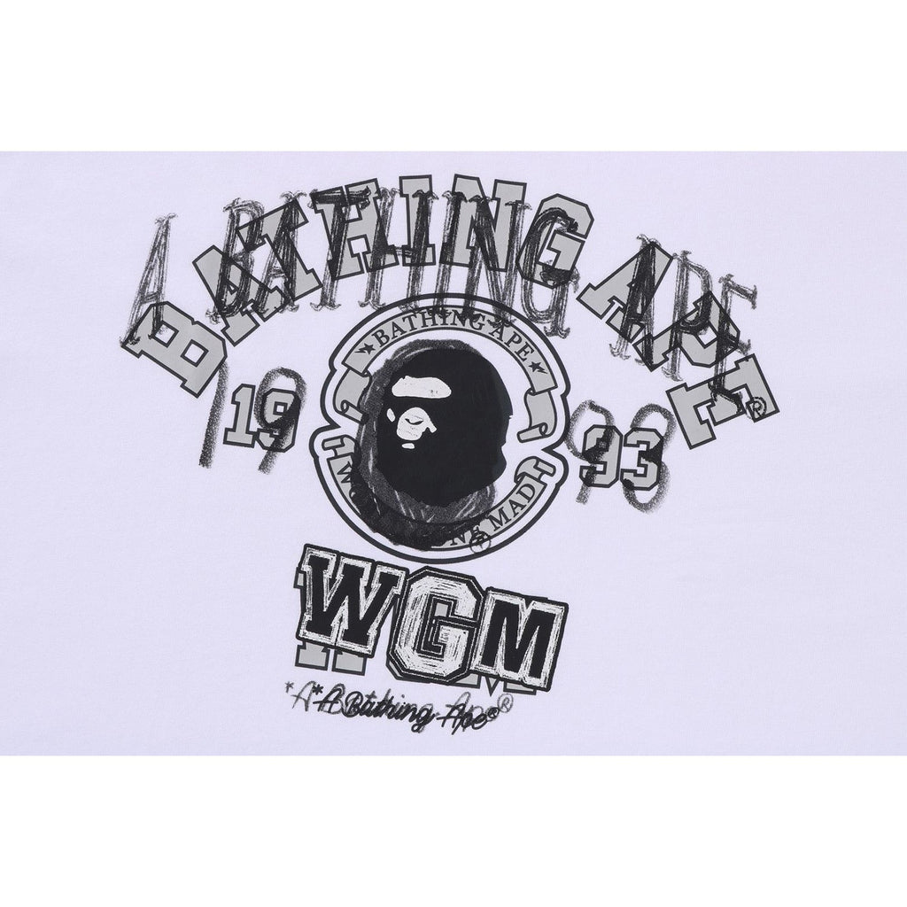 BAPE LAYERED COLLEGE RELAXED FIT TEE MENS