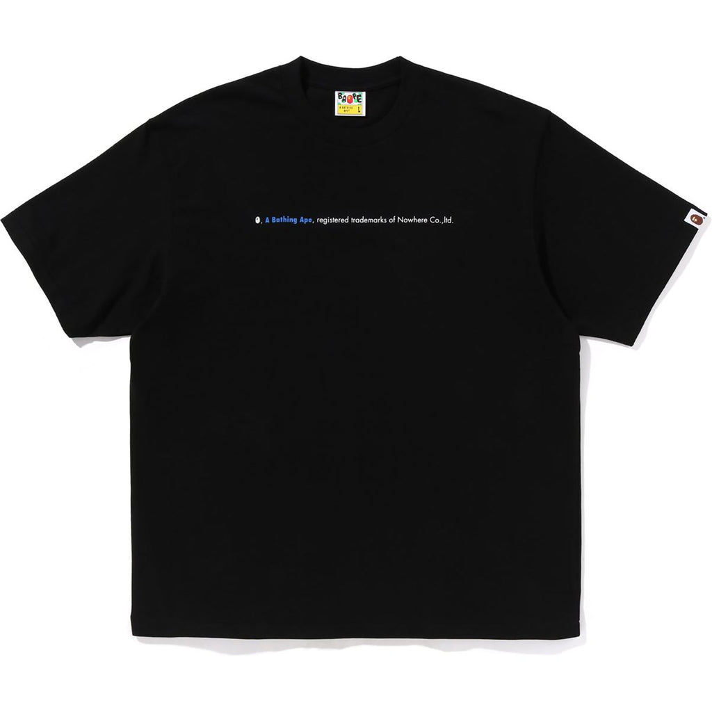 BAPE HIGHTLIGHT LOGO RELAXED FIT TEE MENS